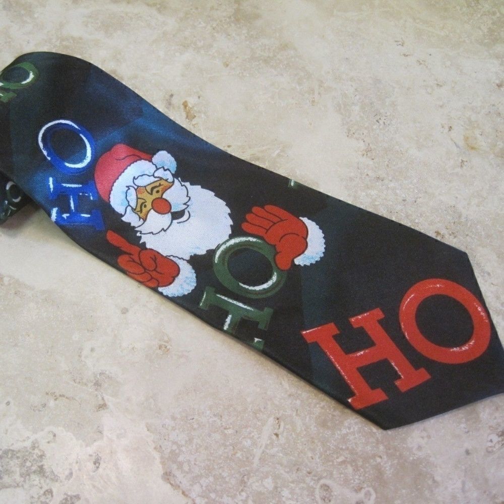 🌹Mens Necktie Christmas Santa Claus Tie